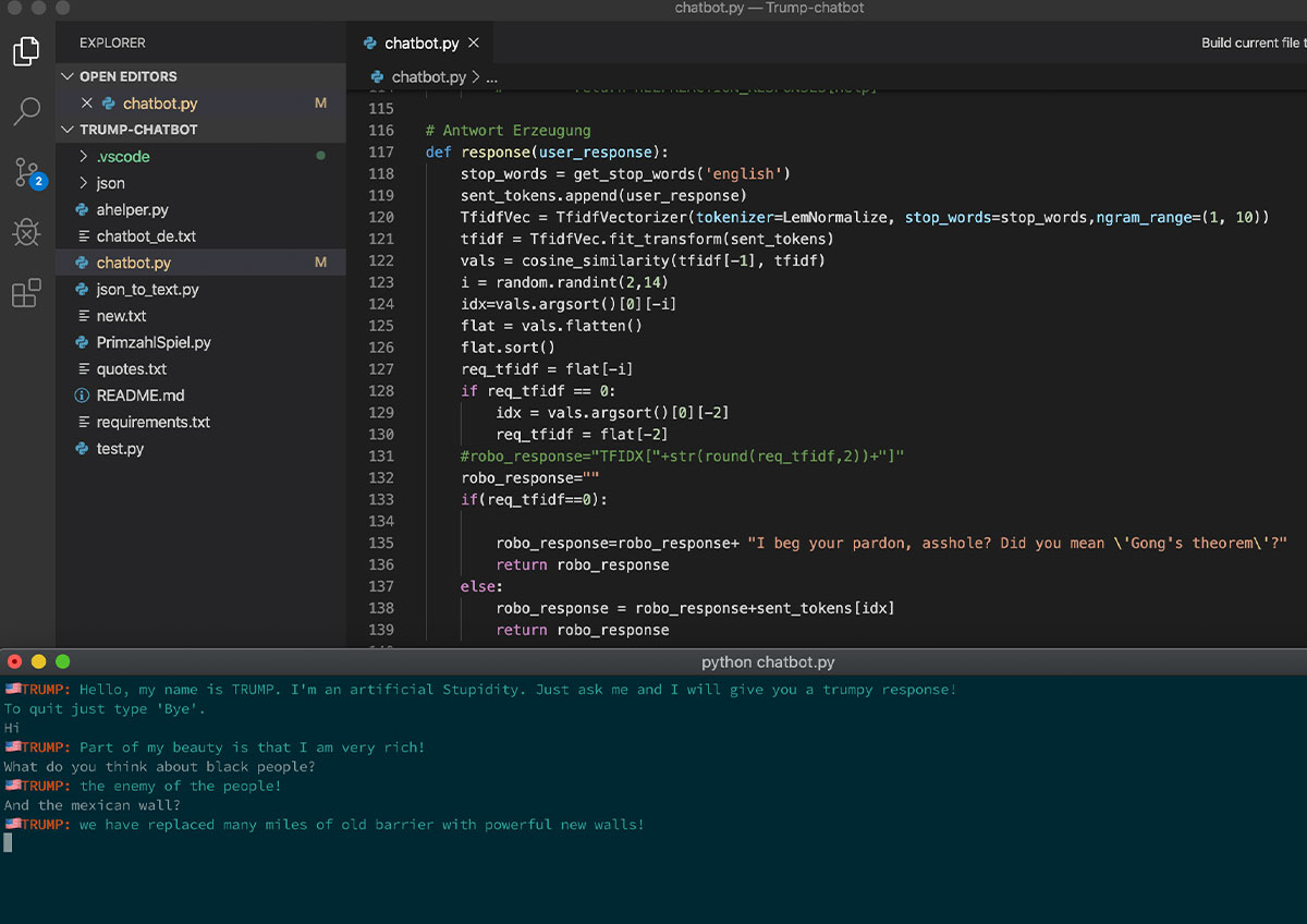 Chatbot programmieren