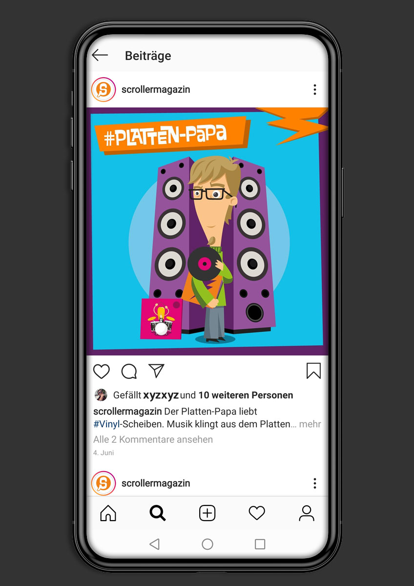 Instagram @scrollermagazin “Medientypen”
