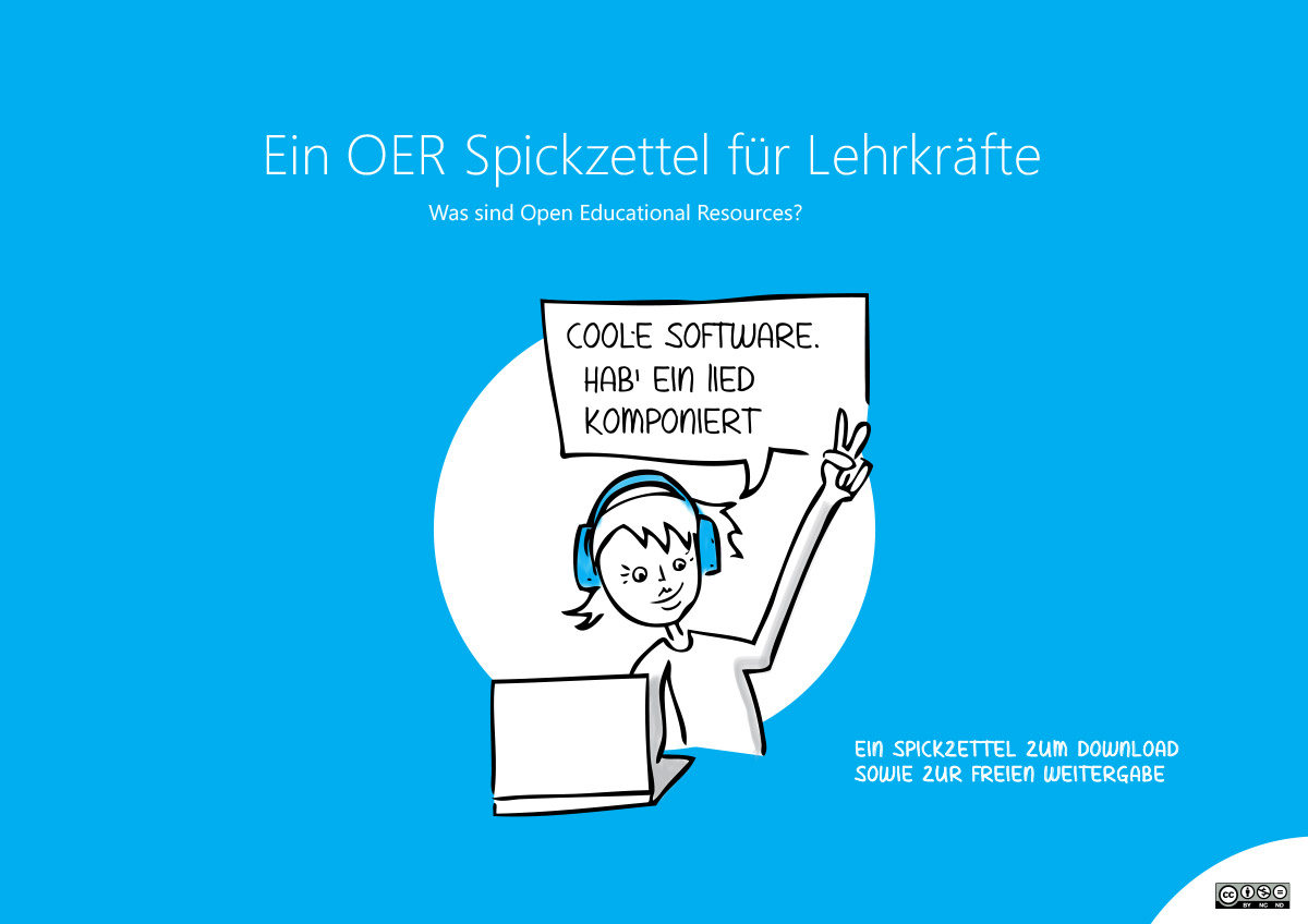 Ein OER Spickzettel für Lehrkräfte