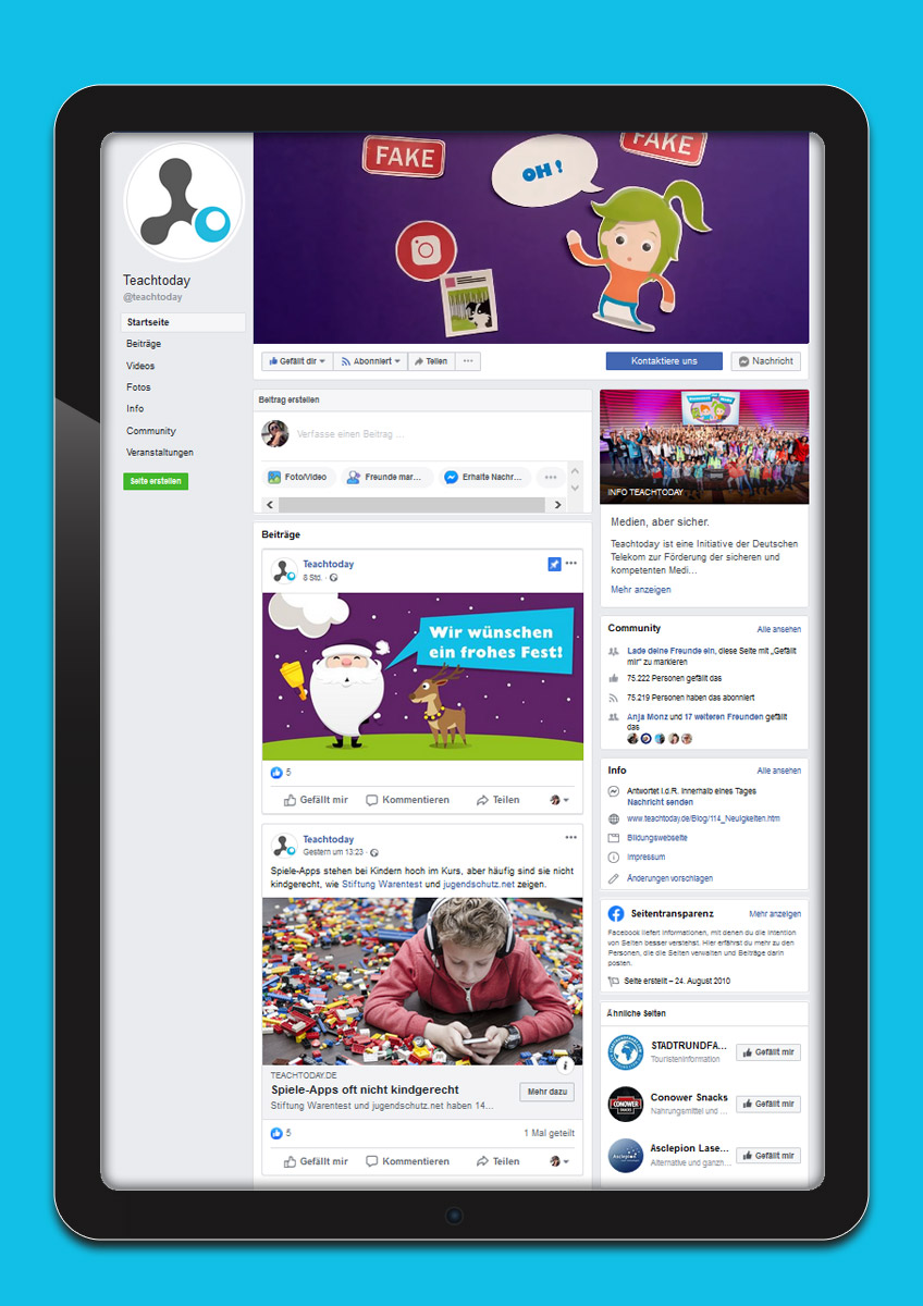 Fanpage Teachtoday